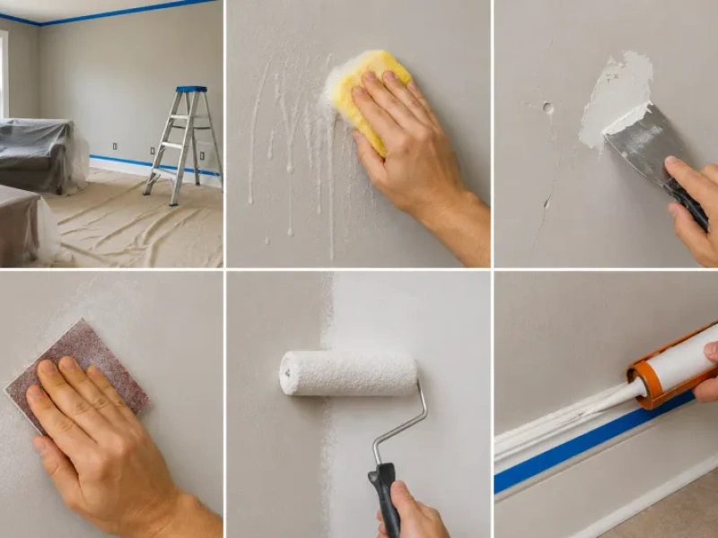 How to Prepare Your Interior Walls for Painting The Right Way